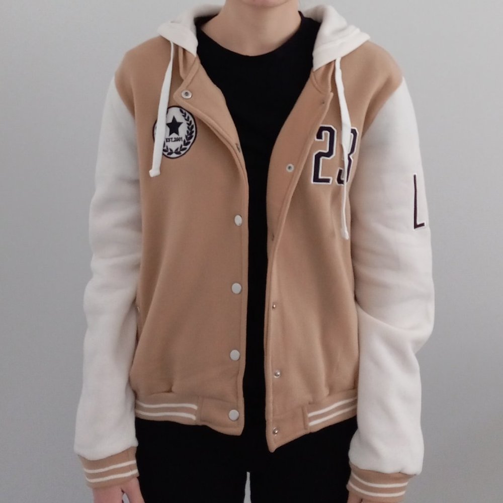 Varsity hoodie jacket